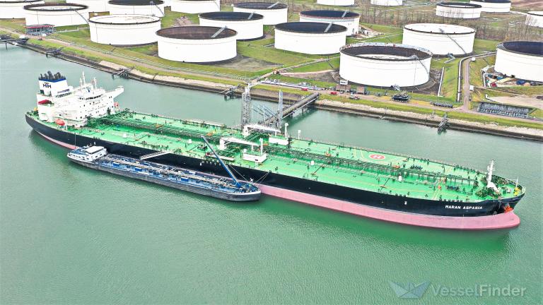 MARAN ASPASIA, Crude Oil Tanker - Details and current position - IMO ...