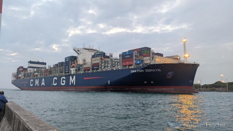 CMA CGM ZEPHYR, Container Ship - Details And Current Position - IMO ...