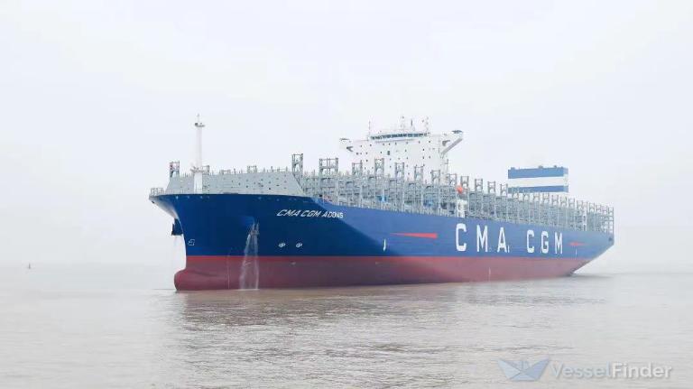 CMA CGM ADONIS, Container Ship - Details and current position - IMO ...