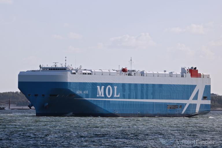 AZUL ACE, Vehicles Carrier - Dettagli della nave e posizione attuale ...