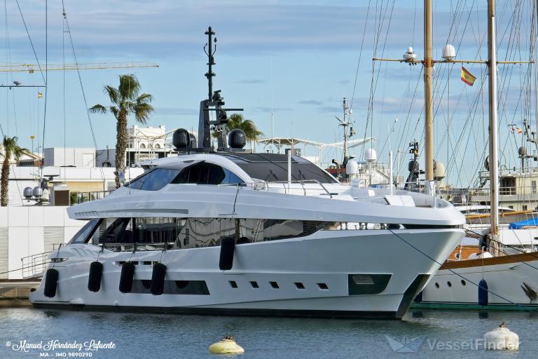 MA, Yacht - Details and current position - IMO 9890290