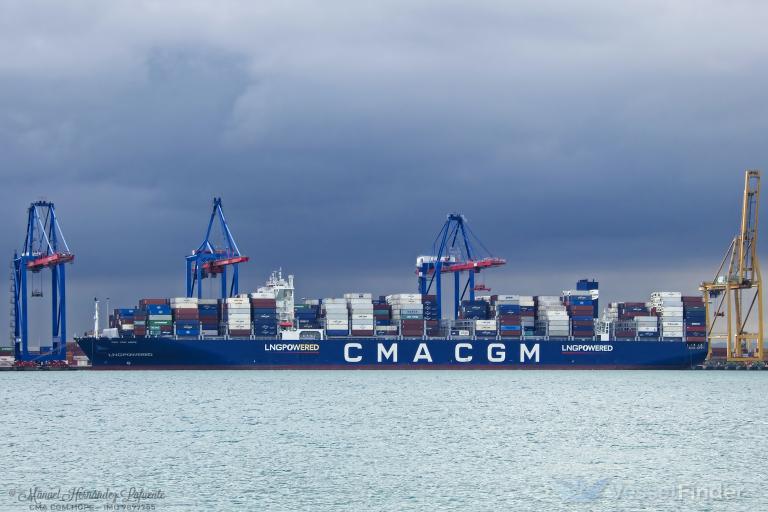 CMA CGM HOPE, Container Ship - Details and current position - IMO ...