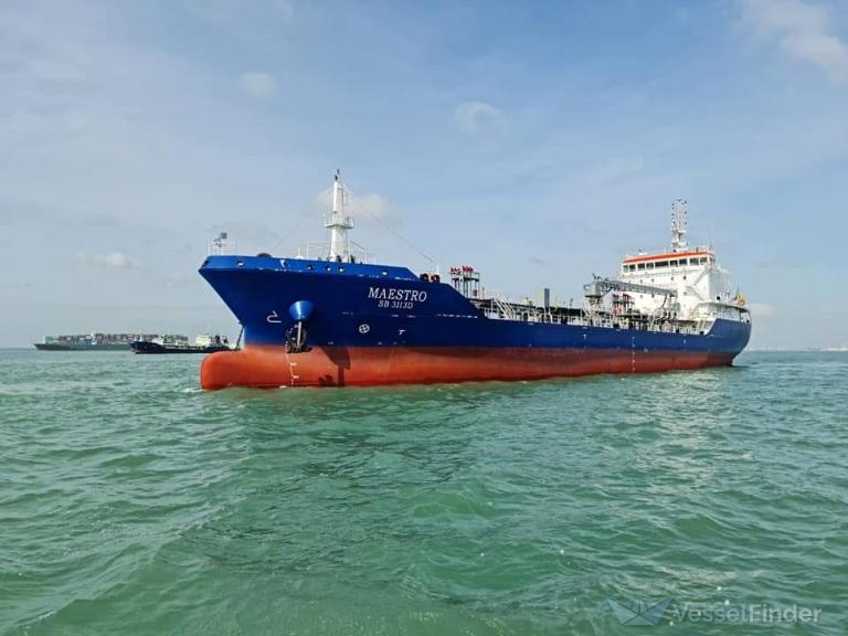 MAESTRO, Bunkering Tanker - Details And Current Position - IMO 9908554 ...