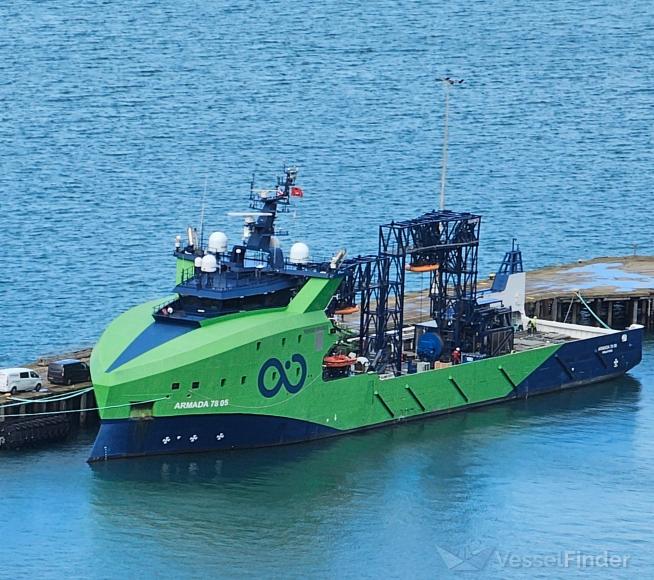 ARMADA 78 05 Offshore Support Vessel Dane statku i aktualna