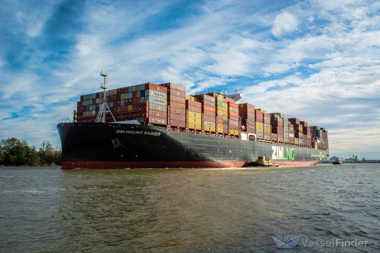 ZIM MOUNT RAINIER, Container Ship Details and current position IMO