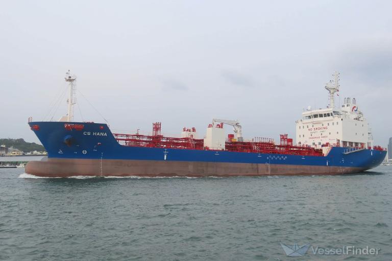 CS HANA Chemical Oil Products Tanker Details and current