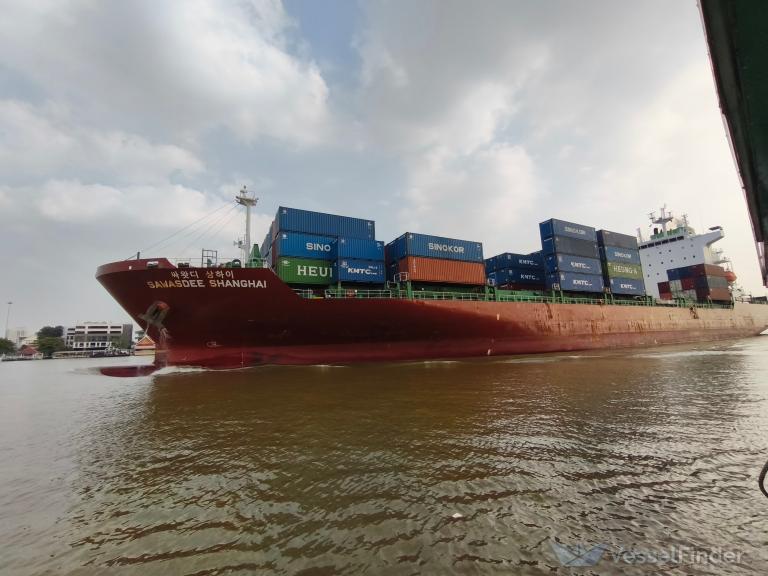 SAWASDEE SHANGHAI Current position (Container Ship, IMO