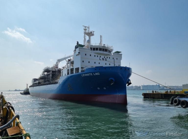 LEVANTE LNG, Bunkering Tanker - Details And Current Position - IMO ...