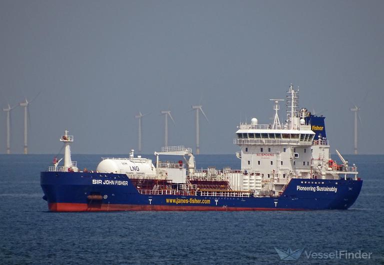 SIR JOHN FISHER, Chemical/Oil Products Tanker - Details and current ...