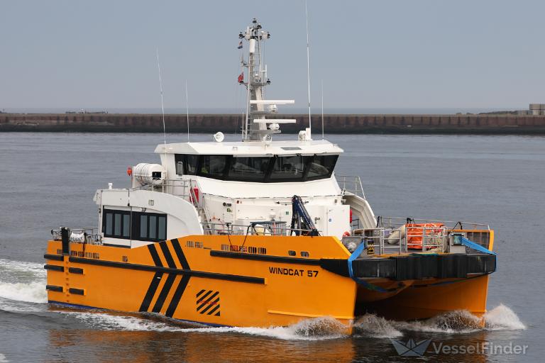 wind WINDCAT 57, Offshore Tug/Supply Ship - Details and current