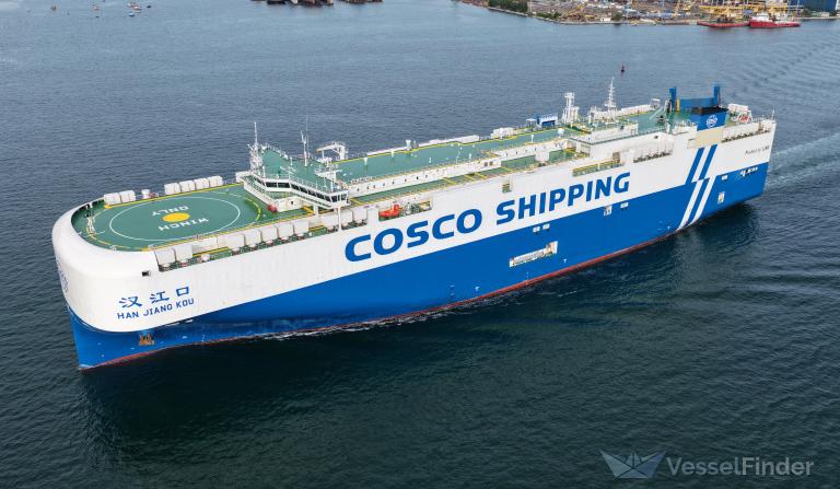 HAN JIANG KOU, Vehicles Carrier - Details and current position